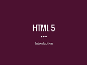 html-5